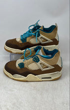 Load image into Gallery viewer, Nike Kids Air Jordan 4 Brown Beige Green Lace-Up Low Top Sneaker Shoes Size 4Y