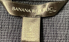 Load image into Gallery viewer, Banana Republic Womens Dark Blue Balloon Sleeve V-Neck Blouse Top Size Small