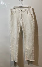 Load image into Gallery viewer, Maison Onado Paris Womens White 5-Pocket Design Button Front Cropped Jeans XL/42