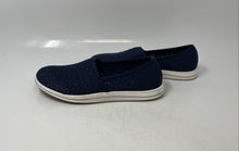 Load image into Gallery viewer, Clarks Womens Cloudsteppers Breeze Emily Navy Blue Slip-On Loafer Shoes Size 7.5