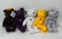 Load image into Gallery viewer, Lot Of 5 Pcs Salvino's Mixed Variety Plush Bear Bamm Beano's From 1998