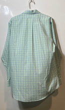 Load image into Gallery viewer, Brooks Brothers Mens Green Printed Long Sleeve Collared Dress Shirt Size 16-34