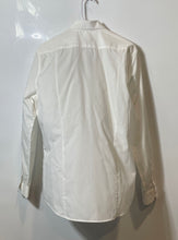 Load image into Gallery viewer, H&M Mens White Long Sleeve Collared Easy Iron Slim Fit Button-Up Shirt Size M