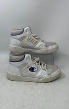 Load image into Gallery viewer, Champion Kids 3 On 3 White Lace-Up High Top Sneakers Shoes Size 5Y