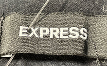 Load image into Gallery viewer, Express Womens Black Dark Wash Button Front Belt Loops Skinny Jeans Size 2R