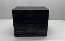 Load image into Gallery viewer, Pioneer RX-751 Black Portable Stereo Double Cassette Deck Receiver Not Tested