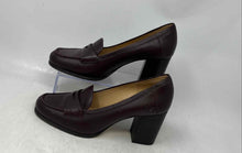 Load image into Gallery viewer, Michael Kors Womens Buchanan Brown Leather Moc Toe Loafer Pump Heels Size 8.5M
