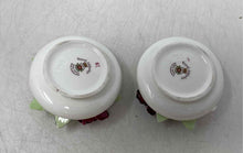 Load image into Gallery viewer, Lot Of 2 Pcs Royal Adderley Multicolor Floral Bone China Candle Holders