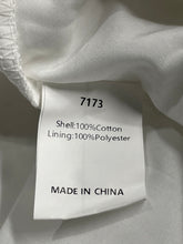 Load image into Gallery viewer, Pretty Garden Womens White Eyelet Long Sleeve Collared Blouse Top Size XL W/ Tag