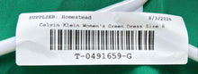Load image into Gallery viewer, Calvin Klein Womens Green V-Neck Sleeveless Tie Waist Fit & Flare Dress Size 6