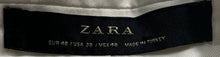 Load image into Gallery viewer, Zara Mens White Long Sleeve Notch Lapel Single-Breasted Two Button Blazer Sz 38