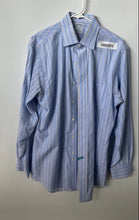Load image into Gallery viewer, Brooks Brothers Mens Multicolor Striped Cotton Regent Fit Dress Shirt Sz 15.5-33