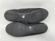 Load image into Gallery viewer, Adrienne Vittadini Womens Cathi Black Embellished Slip-On Ballet Flats Size 8.5M