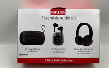 Load image into Gallery viewer, Aiwa Essential Audio Kit 3-Piece Audio Collection Headphones Not Tested