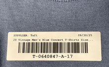 Load image into Gallery viewer, Anvil Mens Blue Cotton Short Sleeve Crew Neck Concert Graphic T-Shirt Size Large