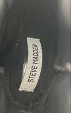 Load image into Gallery viewer, Steve Madden Womens Jada JADA01S1 Black Leather Block Heel Ankle Booties Size 7