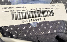 Load image into Gallery viewer, Tommy Hilfiger Mens Gray Printed Collared Long Sleeve Button-Up Shirt Size XS