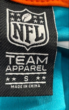 Load image into Gallery viewer, NFL Team Apparel Mens Aqua Gray Orange Miami Dolphins Quarter Zip Shirt Size S