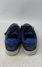 Load image into Gallery viewer, Nike Boys Court Borough Low Recraft HM6293-480 Blue Black Tennis Shoes Size 5Y