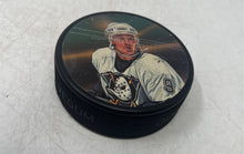 Load image into Gallery viewer, Vintage 1996 Official Anaheim Mighty Ducks Ice Hockey Puck Paul Kariya 9