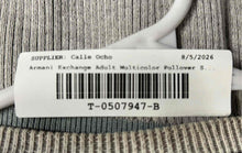 Load image into Gallery viewer, Armani Exchange Mens Multicolor Ribbed Knit Striped Cotton Pullover Sweater Sz M