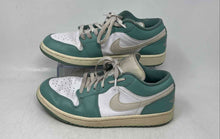 Load image into Gallery viewer, Nike Womens Air Jordan 1 Low DC0774-138 White And Green Sneaker Shoes Size 8.5