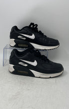 Load image into Gallery viewer, Nike Boys Air Max 90 CD6864-010 Black White Lace-Up Low Top Sneakers Shoes Sz 5Y