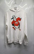 Load image into Gallery viewer, Original Penguin Mens White Long Sleeve Graphic Pullover Hoodie Size Medium