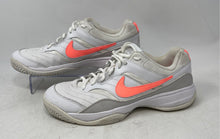 Load image into Gallery viewer, Nike Womens Court Lite 845048-113 White Pink Lace-Up Sneaker Shoes Size 8.5