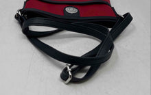 Load image into Gallery viewer, Tommy Hilfiger Womens Red Navy Outer Pocket Adjustable Strap Crossbody Bag