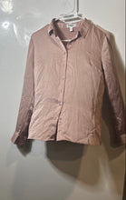 Load image into Gallery viewer, Express Womens Old Rose Long Sleeve Spread Collar Button-Up Shirt Size Small