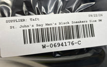 Load image into Gallery viewer, St. John's Bay Mens Black Round Toe Low Top Lace-Up Sneaker Shoes Size 9M