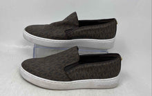 Load image into Gallery viewer, Michael Kors Womens Brown White Signature Print Sneaker Shoes Size 7.5M