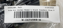Load image into Gallery viewer, Authentic Nike Womens Jordan 1 Retro Low Lifted Black Sneakers Shoes Size 9