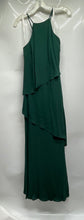 Load image into Gallery viewer, David's Bridal Womens Green Round Neck Juniper Bridesmaid Maxi Dress Size 6