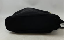 Load image into Gallery viewer, Adrienne Vittadini Womens Black Outer Pocket Adjustable Strap Crossbody Handbag