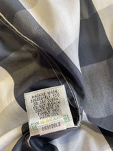 Load image into Gallery viewer, Bugatchi Mens Blue Gray White Check Long Sleeve Classic Fit Button-Up Shirt XL