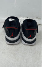 Load image into Gallery viewer, Nike Kids Jordan 6 Rings White Black Round Toe Lace-Up Sneaker Shoes Size 7C