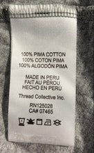Load image into Gallery viewer, Psycho Bunny Mens Gray Pima Cotton Short Sleeve Round Neck Pullover T-Shirt Sz 6