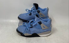 Load image into Gallery viewer, Nike Unisex Baby Air Jordan 4 BQ7670-400 Blue Gray Suede Sneakers Shoes Size 10C
