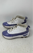Load image into Gallery viewer, Nike Boys Jordan Max Aura 7 HQ2089-115 White Purple Sneaker Shoes Size 4Y