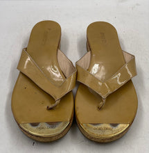Load image into Gallery viewer, Authentic Jimmy Choo Womens Pathos Beige Thong Sandals Size EUR 38 Worn Stained