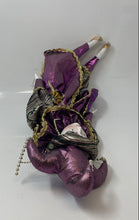 Load image into Gallery viewer, Color Purple & Gold Collectible Classic Porcelain Harlequin Jester Doll