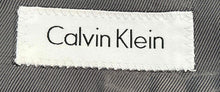 Load image into Gallery viewer, Calvin Klein Mens Black Wool Long Sleeve Notch Collar 2-Button Blazer Size 48R