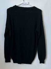 Load image into Gallery viewer, Forever 21 Womens Black Boy Graphic Print Long Sleeve Pullover Sweater Size S