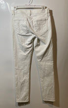 Load image into Gallery viewer, Paige Womens White Denim 5 Pocket Design Stretch Straight Jeans Pants Size 25