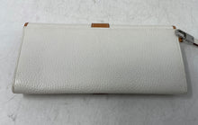 Load image into Gallery viewer, Lands' End Womens Beige Brown Leather Inner Pockets Clutch Wallet