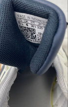 Load image into Gallery viewer, Adidas Womens VL Court Base White Gray Blue Lace-Up Sneaker Shoes Size 5.5