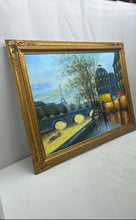 Load image into Gallery viewer, Paris Cityscape Framed Wall Decorative Art Painting Signed By J. Kimley