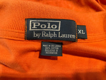 Load image into Gallery viewer, Authentic Polo By Ralph Lauren Mens Orange Short Sleeve Polo Shirt Size XL